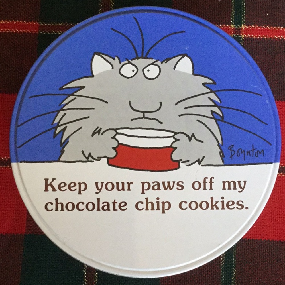 Classic Boynton “Paws Off My Cookies” Tin